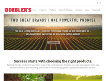 Tablet Screenshot of doeblers.com
